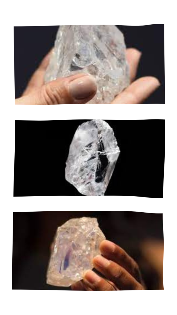 pedra bruta do diamante