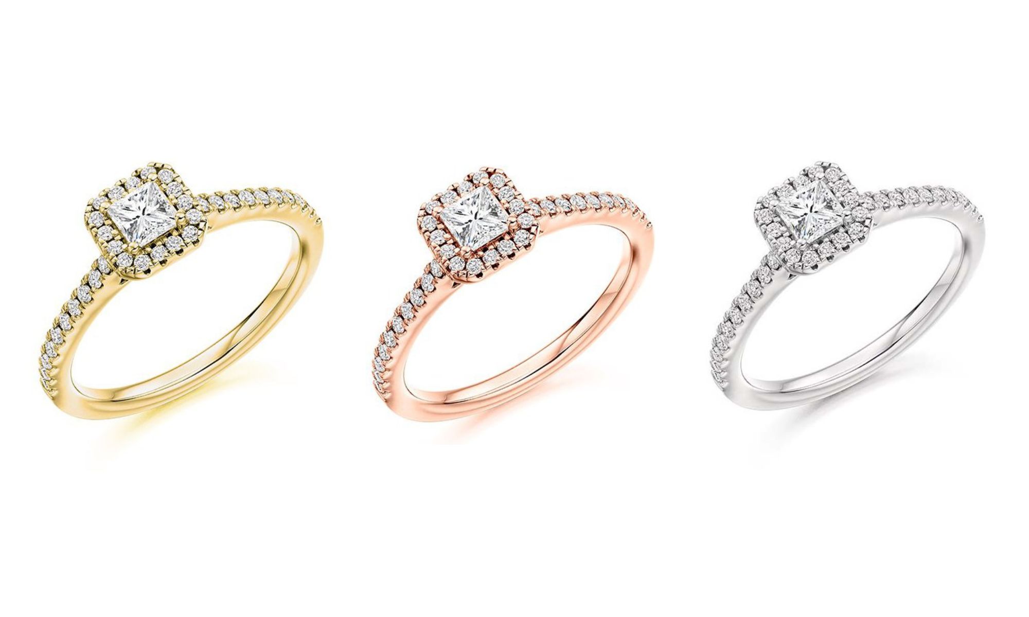 Anel com diamante princess: 5 modelos para te inspirar