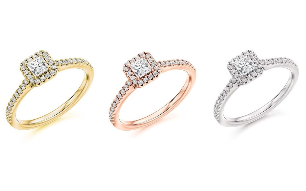 Anel com diamante princess: 5 modelos para te inspirar